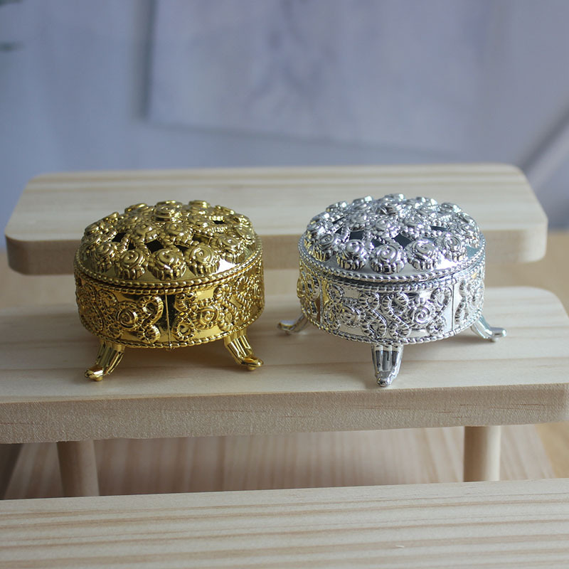 Cross-Border Small Creative Hollow-Out Gold and Silver Incense Burner, Middle Eastern Arabian Home Decor, Aromatherapy Incense Burner