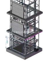 2噸3噸5噸貨梯定制液壓導軌升降平台機貨物提升機電動升降台安裝