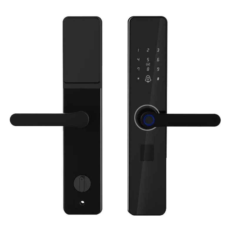TTLOCK bloqueo de bloqueo de huellas dactilares bloqueo de apartamento cerradura de puerta antirrobo doméstica cerradura de puerta inteligente graffiti cerradura de puerta inteligente