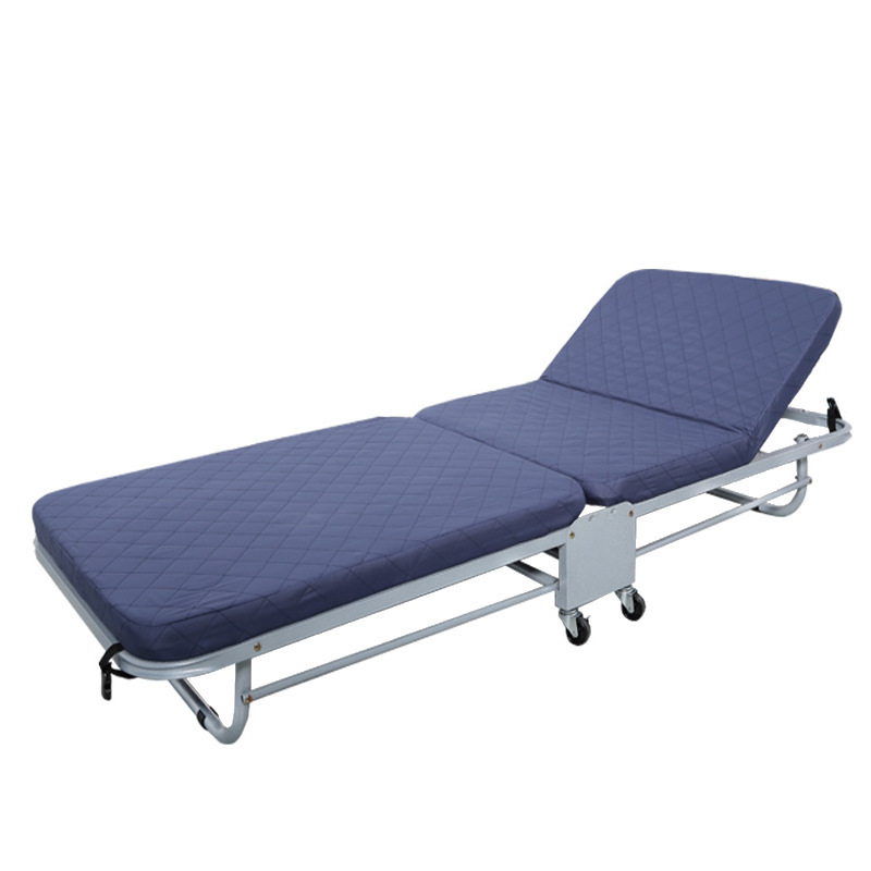 Amazon venta caliente cama plegable cama de oficina cama de almuerzo cama portátil cama de siesta hospital cama de acompañante fábrica de cama individual doméstica