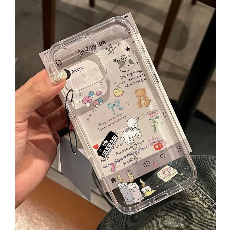 Apple, iPhone16, свежий совместимый iPhone16 Pro, милый чехол для телефона, стиль, 13