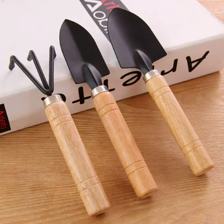 园艺小铲子三件套多肉园林养花工具迷你盆栽套装户外种花种草工具