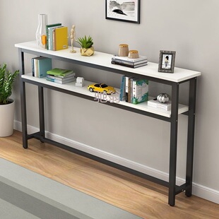 z% sofa rear shelf Wall long strip super narrow hallway bedside gap back multi-layer bookshelf floor bedroom order