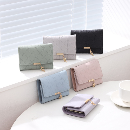 Keychain for Women - Korean Version Cute Student Card Holder - Multi-functional Mini Fresh Style Zero Wallet