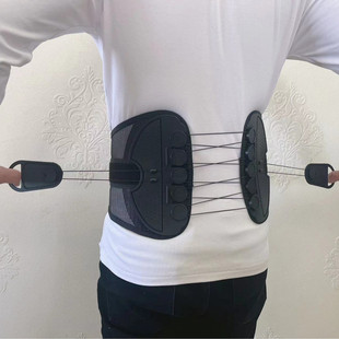 New lumbar disc belt pulley pressure drawstring waist support men's and women's breathable mesh waist support