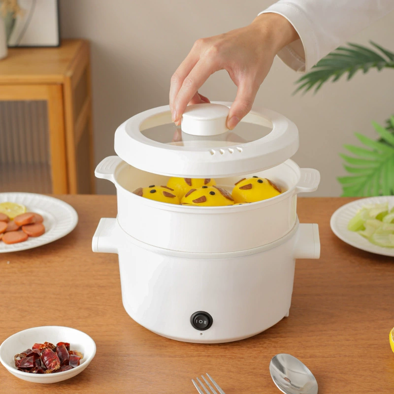 Электрическая кастрюля Студенческая электрическая кастрюля Многофункциональная небольшая кастрюля для приготовления жареной лапши для приготовления пищи