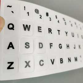 笔记本电脑贴补救台式字帖字母单个破损键盘贴按键贴膜磨砂通用膜
