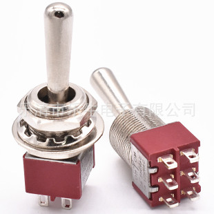 12mm Self-Locking Toggle Switch On-On Medical Equipment Audio Equipment Switch Large Thread 3 Feet/6 Feet Ce
