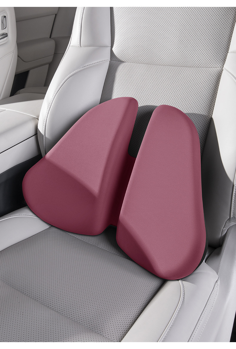 Car lumbar support electric heating massage cushion for long-term sitting in the car, lumbar support pad, car-mounted heating neck pillow