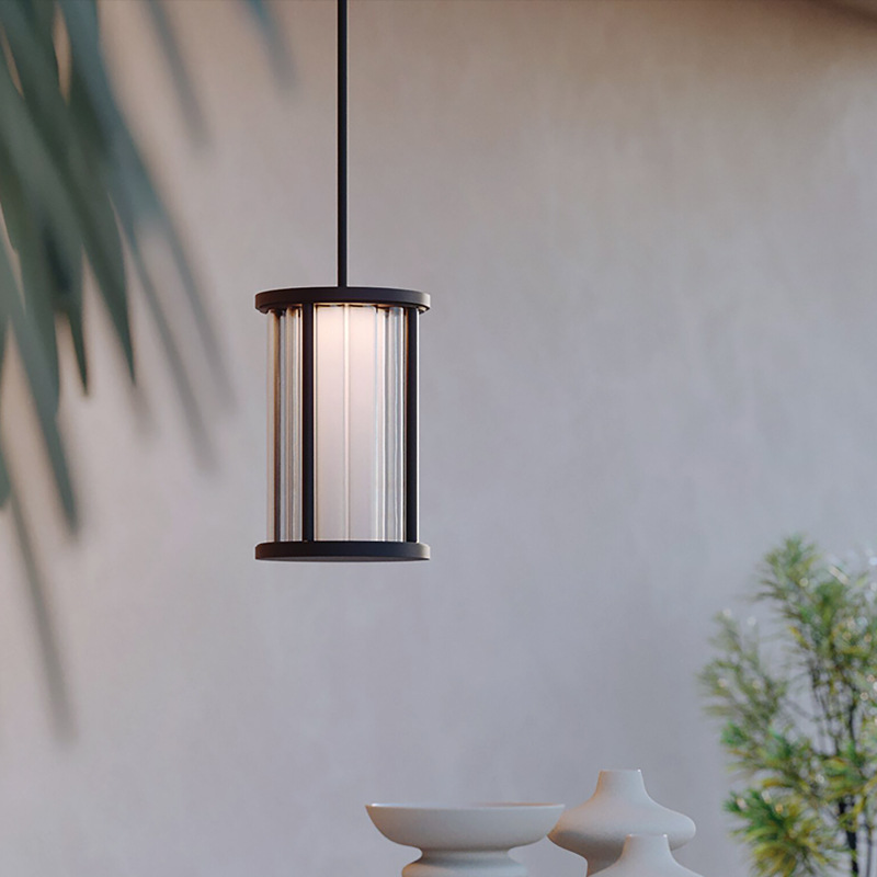 Travel floor lamp for country house solar-powered for gazebo