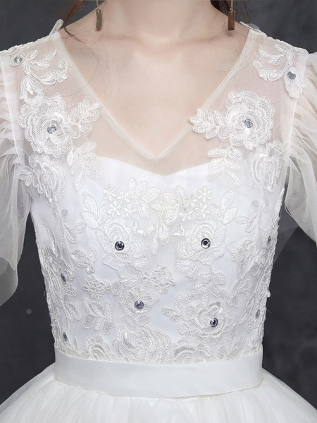 Plus size wedding dress for fat mm summer and autumn wedding dress…