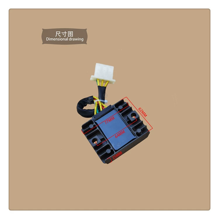 Аксессуары для мотоциклов двойной цилиндр 125 Jialing Prince CM125 регулятор напряжения Выпрямитель зарядное устройство