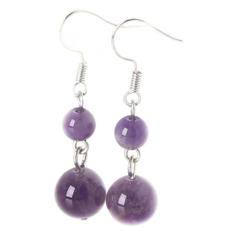 New fashion earrings suitable for women natural bead stone pendant long ladies earrings jewelry wholesale AA2173