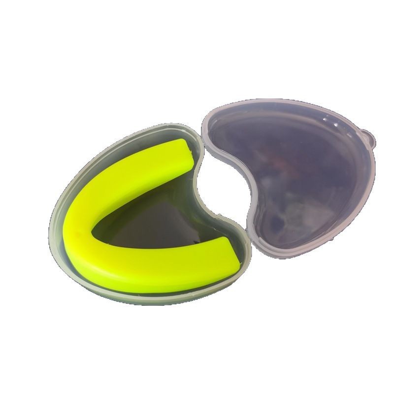 Niños taekwondo Sanda brazo dental de grado alimenticio EVA brazo dental deportivo al aire libre protector dental caja PP protección de embalaje