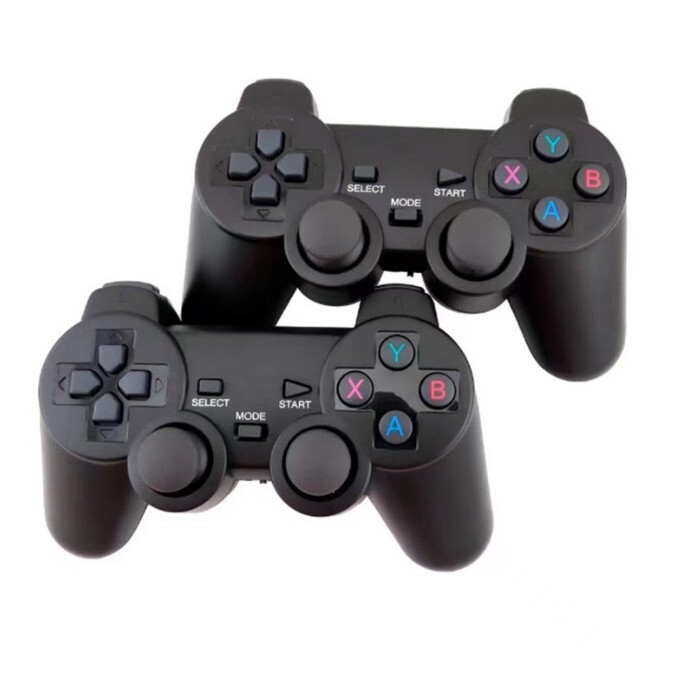 源头工厂2.4g无线双打游戏手柄 ps2一拖二游戏盒电视电脑游戏手柄|undefined