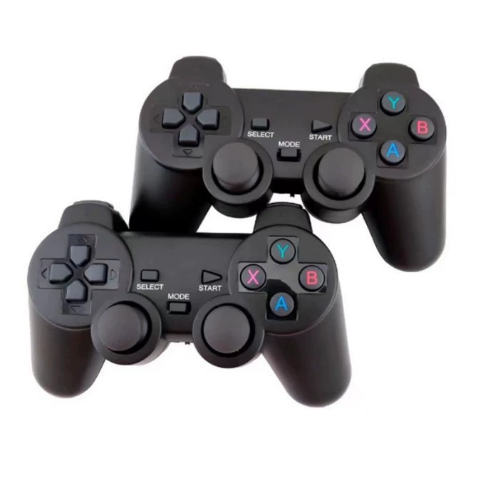 Source factory 2.4g wireless game controller ps2 one-to-two game box TV computer portable handheld