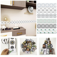 Cross-border PVC material waistline wall corner sticker wholesale kitchen bathroom wall skirt wall border waterproof renovation self-adhesive decorative sticker