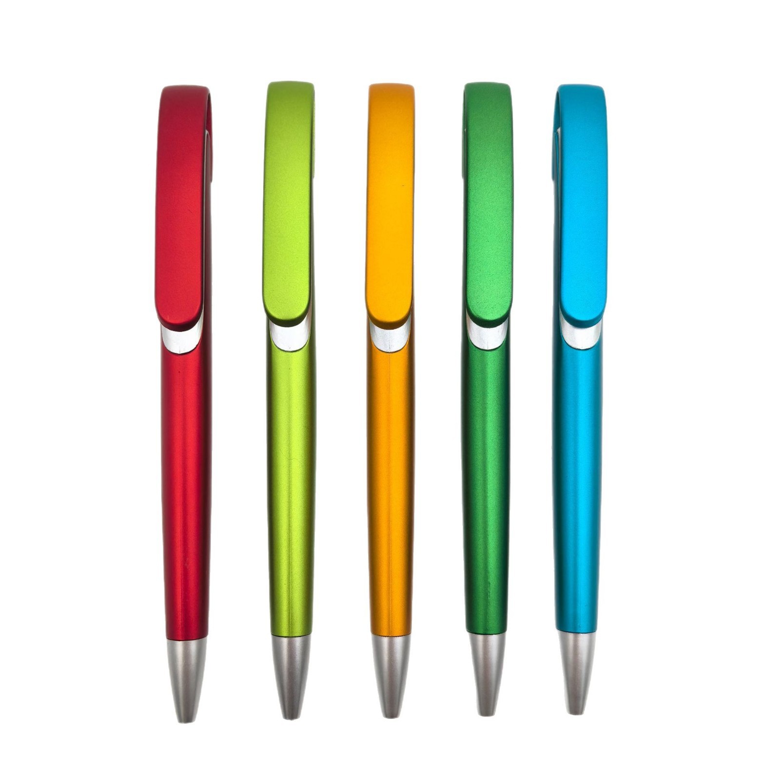 Presione el bolígrafo de plástico de color pulverizado simple doble color publicitario bolígrafo promocional regalos bolígrafo al por mayor logo