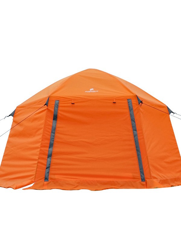 Carpa de doble capa de apertura rápida automática al aire libre de Xia Duoji para acampar, engrosamiento, lluvia, protección solar, parque, carpa doble de playa