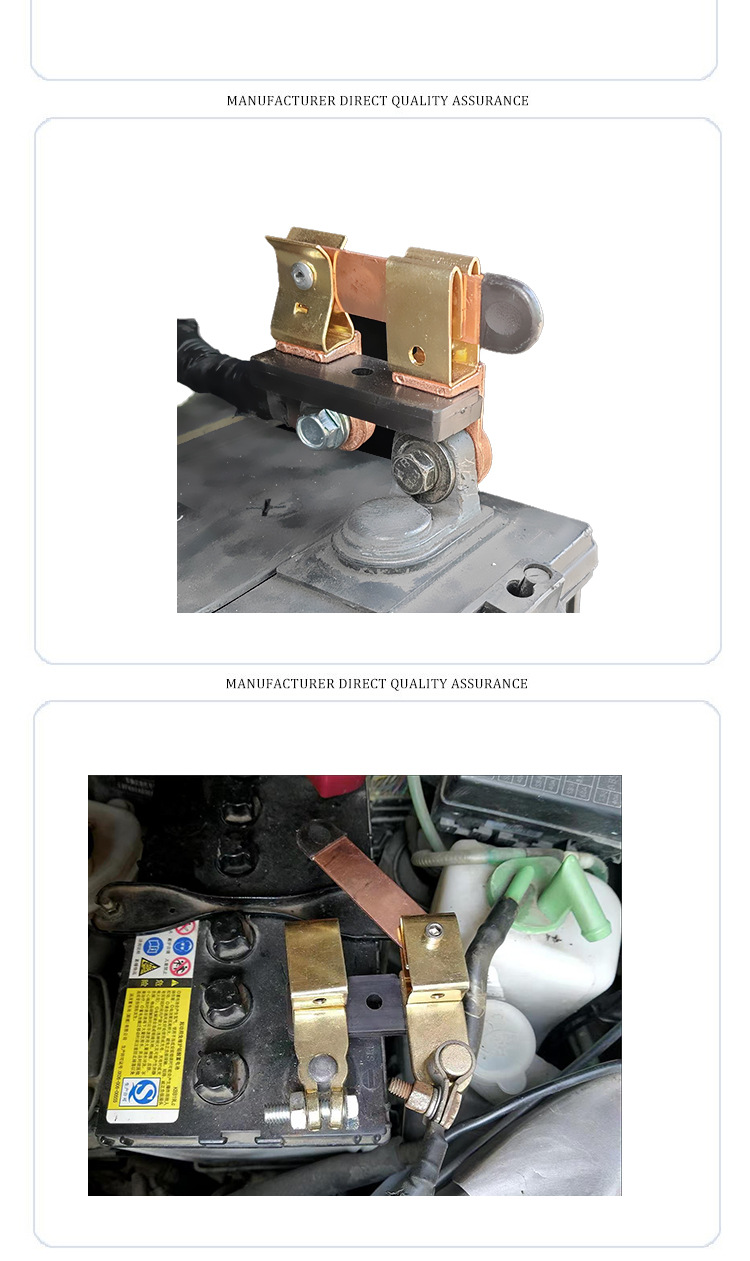 Brass Positive and Negative Horizontal Vertical Car Battery Head Power Off Switch