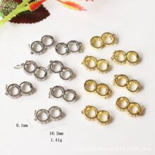 18K����ɫ�䆺��J�����f�ܿ����ֹ�diy����朵�����������l