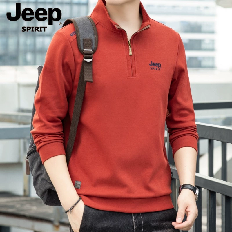 JP2024 осень-зима новый воротник с длинным рукавом свитер мужской моды свободный полуоткрытый воротник повседневная куртка SS5536