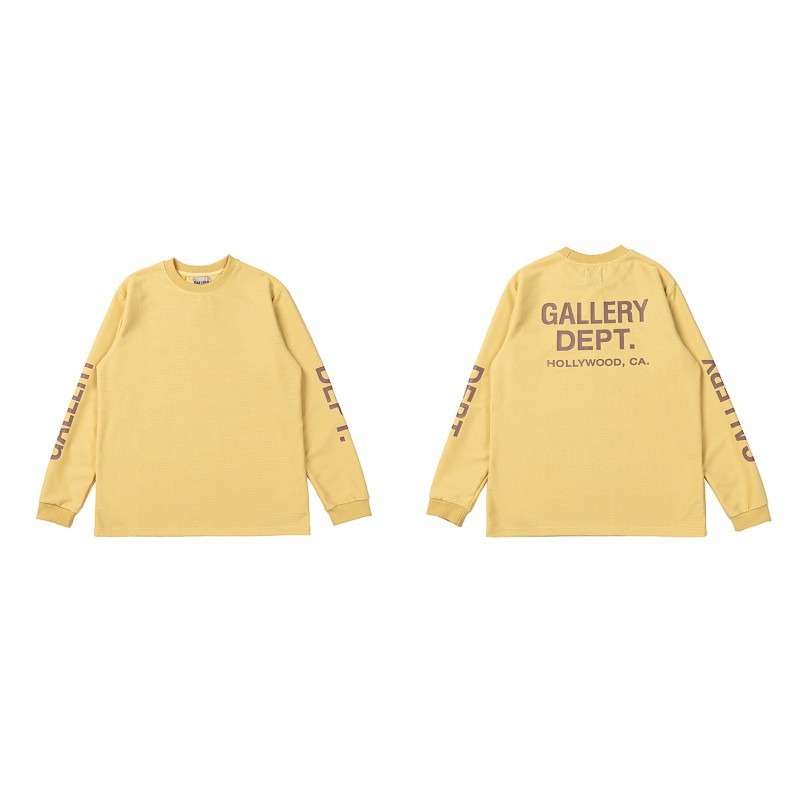 Galería de moda americana dept camiseta delgada hombre camiseta de manga larga de alta calle de mujeres innings camiseta de invierno / otoño