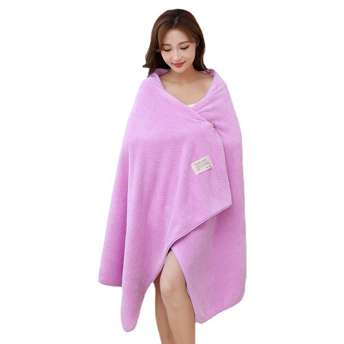 Manufacturer wholesale new coral velvet towel bath towel set soft absorbent extended adult bath towel household bath towel