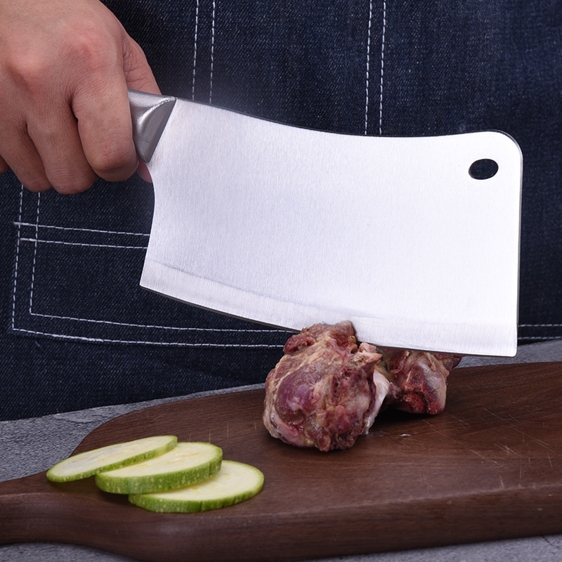 Yangjiang Factory Spot Juego de cuchillos de seis piezas de mango sándwich al por mayor Juego de cuchillos de cocina de acero inoxidable Juego de cajas de regalo de cocina