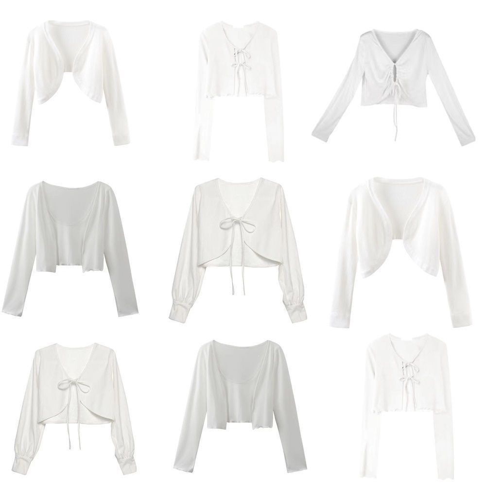 Thin, new style, ice silk summer vest/cover-up, long-sleeved, short-sleeved top, shawl, sun protection cardigan.
