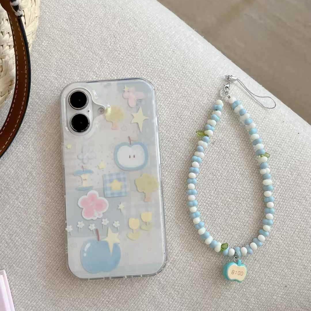 Gentle viento ins empalme azul manzana apple iphone15/16ProMax Apple 14 funda para teléfono móvil 13 femenino 16 nuevo