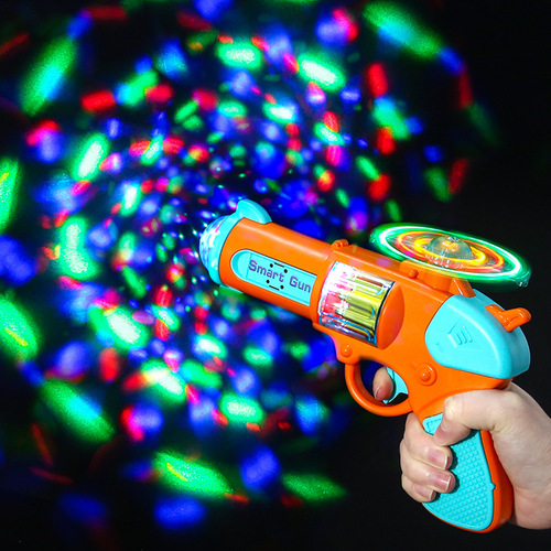 Street stall wholesale children's toy gun baby projection pistol child simulation sound and light music electric gun boy toy