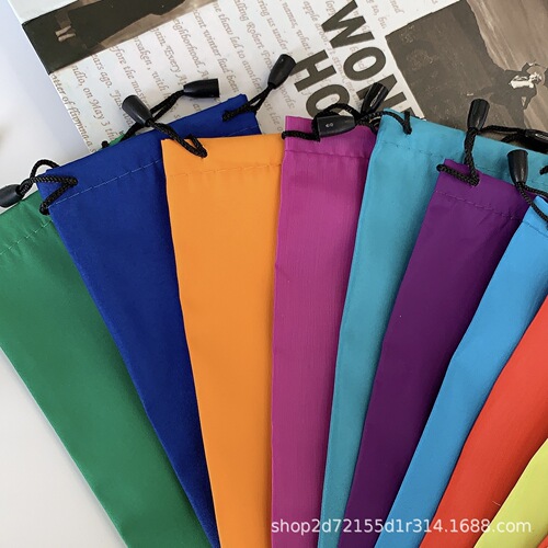 Glasses bag candy color full color plaid waterproof glasses bag microfiber sunglasses bag manufacturer