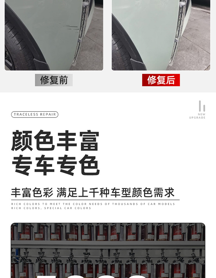 Suitable for All Tesla Models, Special Touch-Up Paint Pen for Car Paint, Magic Tool for Scratch and Scuff Repair, Self-Spray Paint Repair
