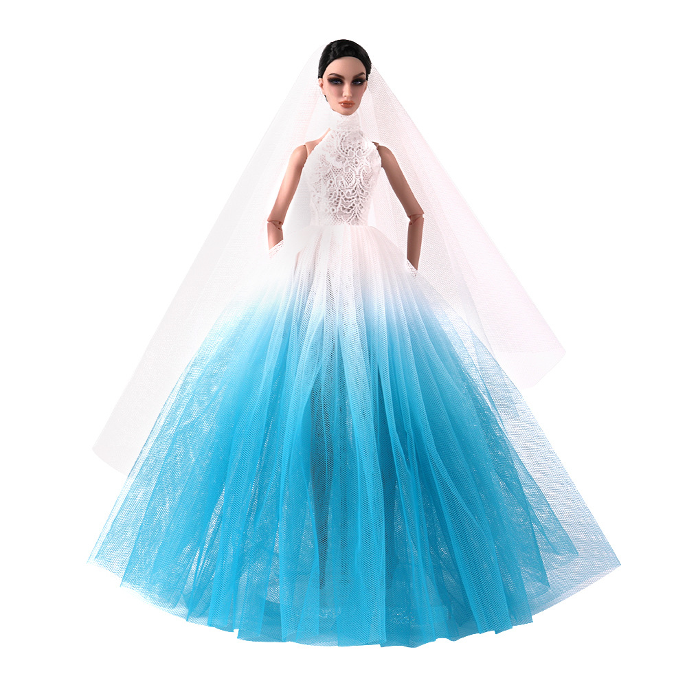 30cm Dress Wedding Gown, Doll Dress-up Princess Clothing Accessories, Large Dress, Cross-border Wholesale_voghion.com