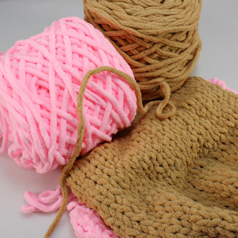 Ice Line Thick Wool Large Ball Hand Knitted Scarf Bag Wool Ball Crochet diy Hook Cotton Slippers Sweater Thread