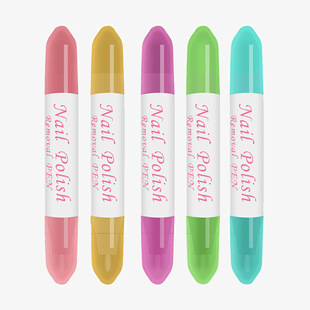 Nail art tools nail washing pen nail removal pen finger edge modification pen nail edge correction pen 5 colors optional