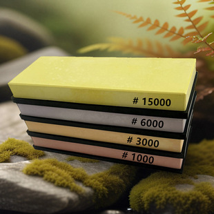 Casting Whetstone White Corundum Mirror Effect Coarse Grinding Fine Whetstone Razor Steel Knife Grinding Oil Stone Grinding Stone