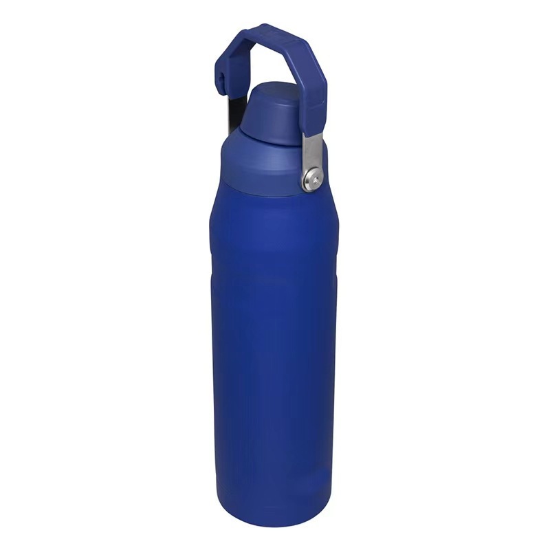 Explosión transfronteriza taza de buey de hielo al aire libre de alta capacidad de agua deportiva 304 taza de acero inoxidable de mano taza de automóvil no