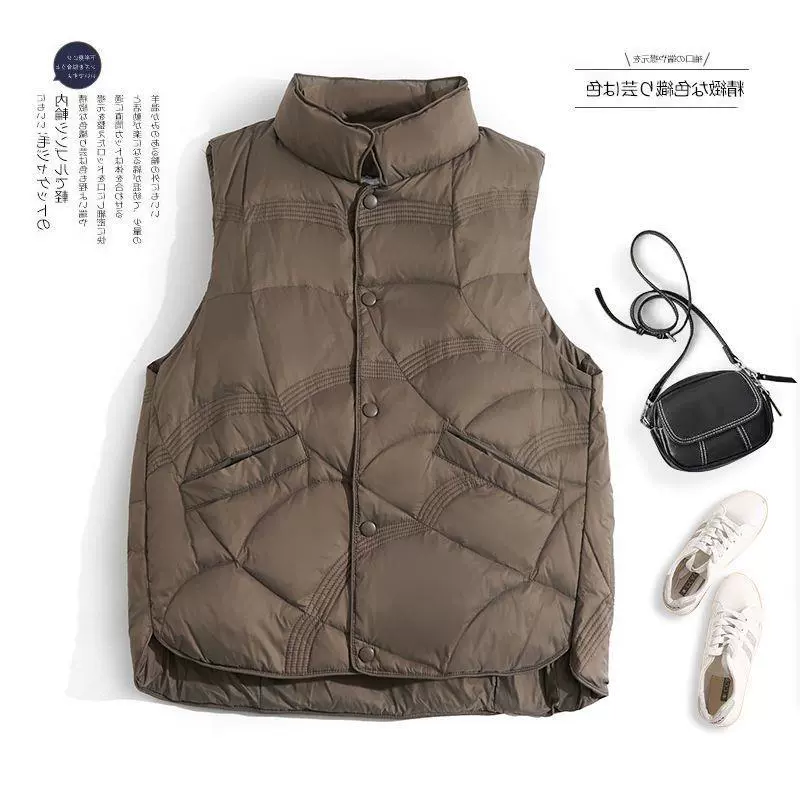 (Cross-border trading), quilted vest with down sleevless, keep warm jacket
