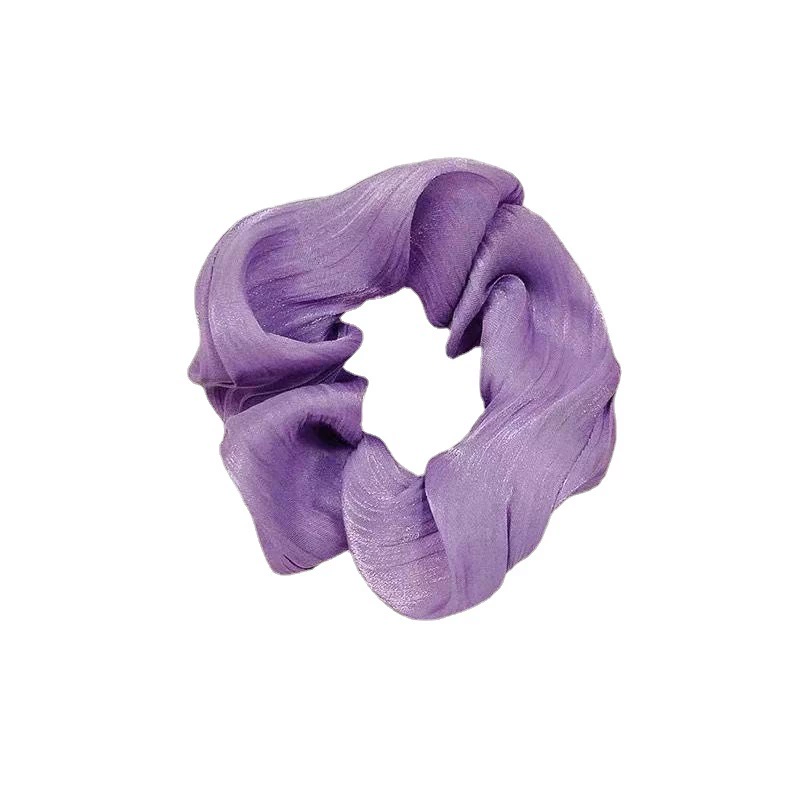 Резинка для волос (фиолетовая) от Purple, корейский стиль, широкий цветовой диапазон, мягкий материал из нескольких тканей