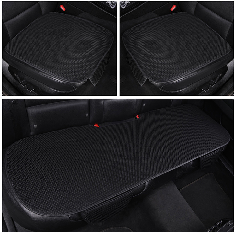 New Factory Direct Summer Car Seat Cushion Set, Ice Silk Three-Piece Seat Cushion Wholesale, Single Piece Without Backrest, Cooling Pad for Car