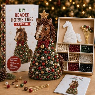 ���ó����L��yBeaded Christmas Tree DIY Kit���ﴮ��DIY�}�Q��