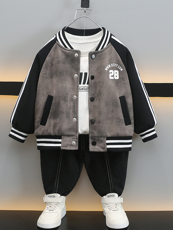 Children's baseball autumn uniform