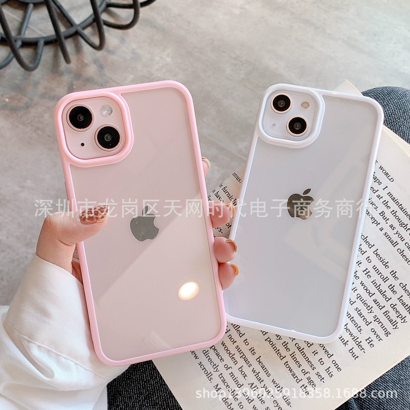 Apple, совместимый iPhone 14, прозрачный чехол для телефона, акриловый защитный чехол, 14прям, iphone