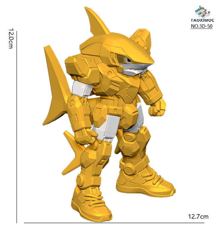 人気のトララレロ トララ外国山海経 牛と象の融合怪獣 3Dプリントオーナメントフィギュア|undefined