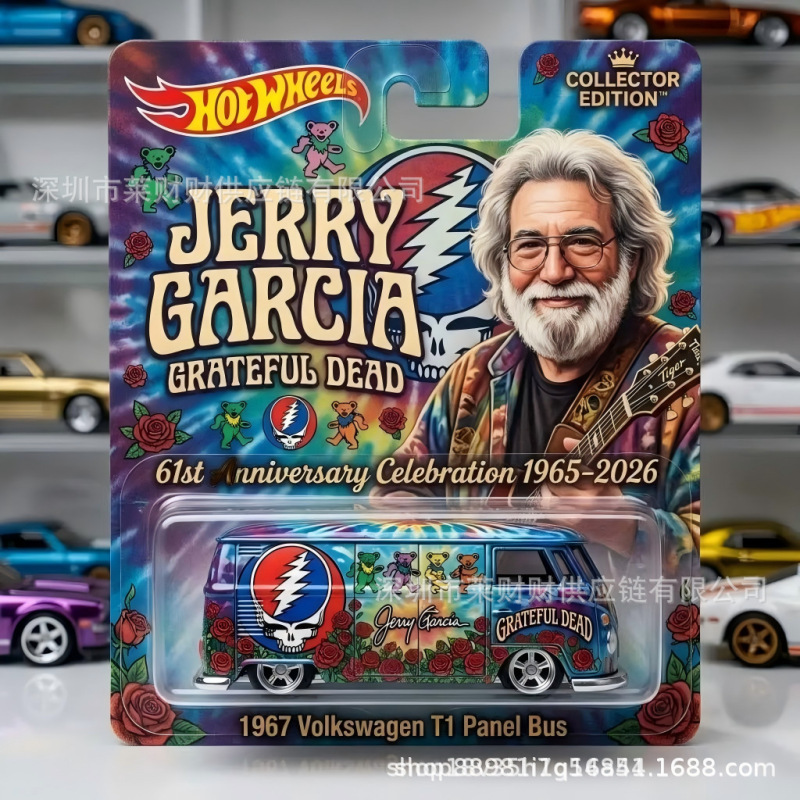 Cross-Border Hot Wheels Jerry Garcia 61St Bus Hot Wheels 61St Anniversary Bus Cross-Border Hot Wheels Jerry Garcia 61St Bus Hot Wheels 61St Anniversary Bus