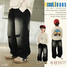 童裤;童T恤;儿童牛仔衬衫