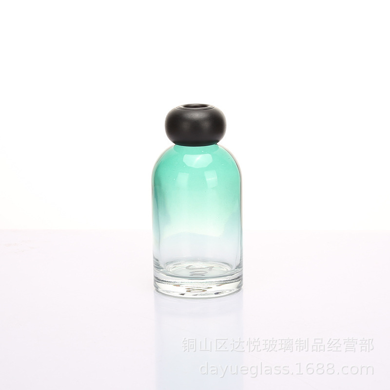 吊钟香薰瓶渐变色彩色玻璃香氛摆件车载香薰包装瓶时光民宿酒店瓶|undefined