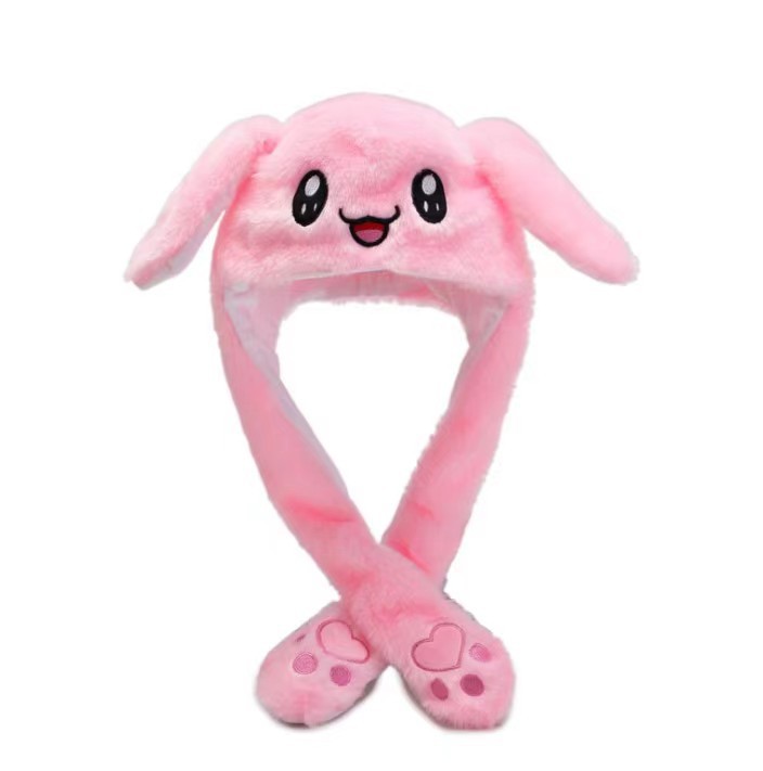 Sombrero de conejo sin luz (rosa)
